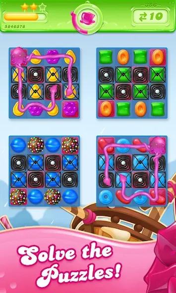 Скачать Candy Crush Jelly Saga (Кенди Краш Джелли Сага) взлом на бесконечные деньги + мод меню screen 4