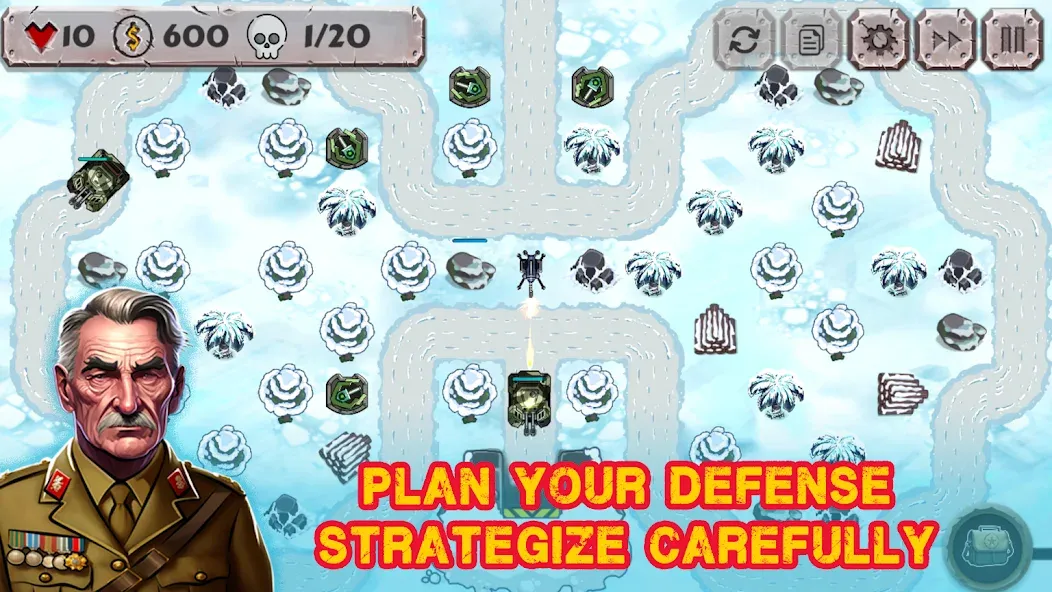 Скачать Battle Strategy: Tower Defense взлом на бесконечные деньги + мод меню screen 1