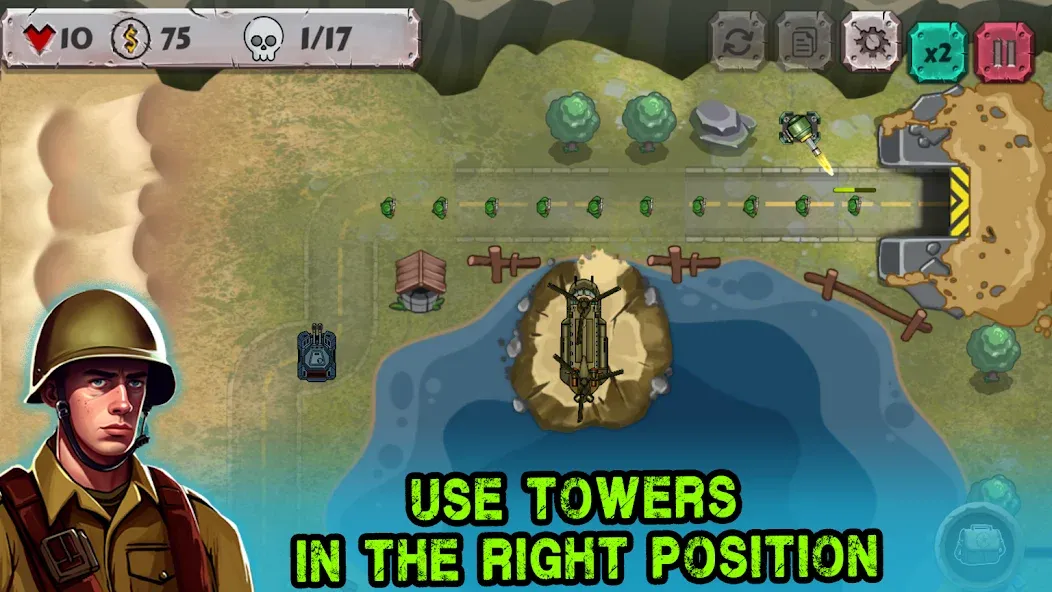 Скачать Battle Strategy: Tower Defense взлом на бесконечные деньги + мод меню screen 3