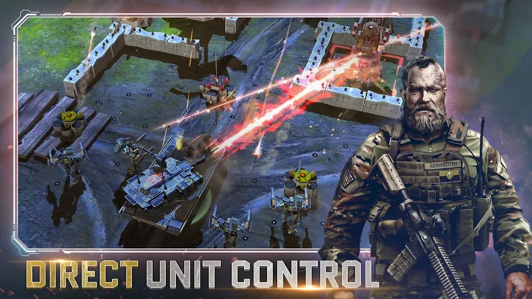 Скачать War Commander: Rogue Assault (Уор Коммандер) взлом на бесконечные деньги + мод меню screen 1