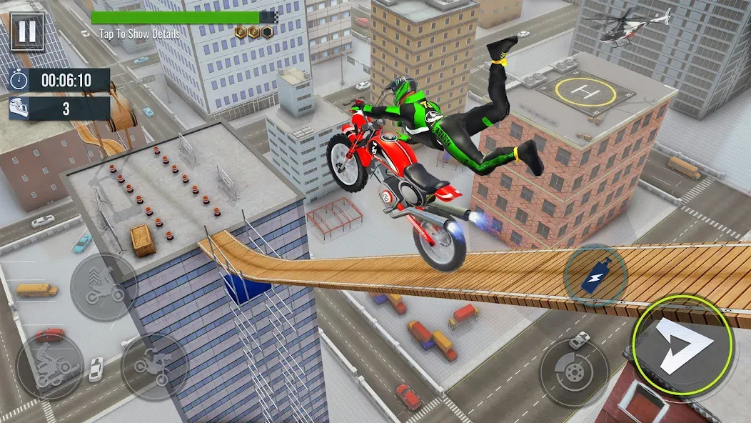 Скачать Bike Stunt : Motorcycle Game взлом на бесконечные деньги + мод меню screen 3