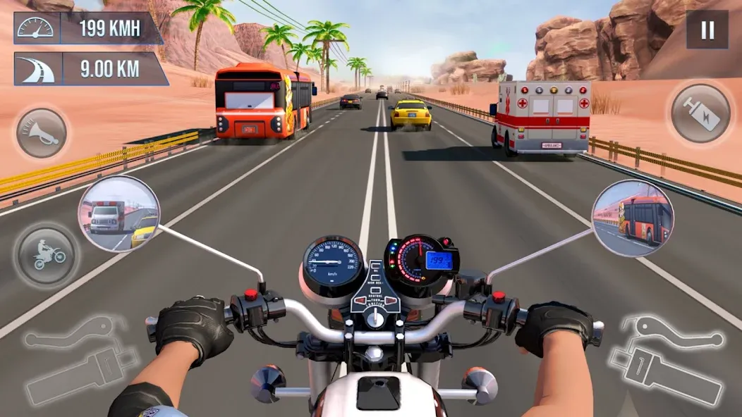 Скачать Moto World Tour: Bike Racing взлом на бесконечные деньги + мод меню screen 1