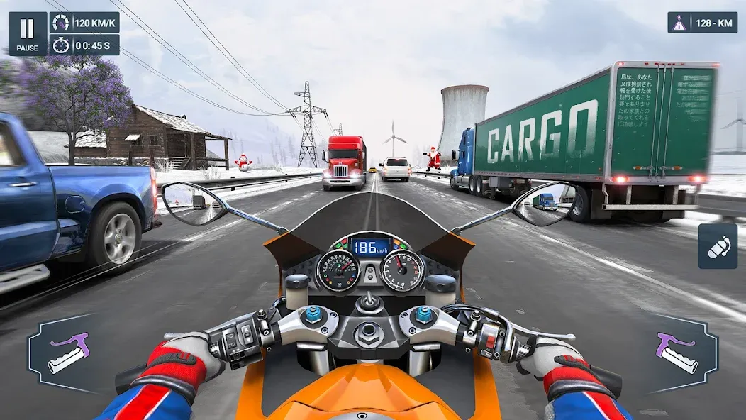 Скачать Moto World Tour: Bike Racing взлом на бесконечные деньги + мод меню screen 5