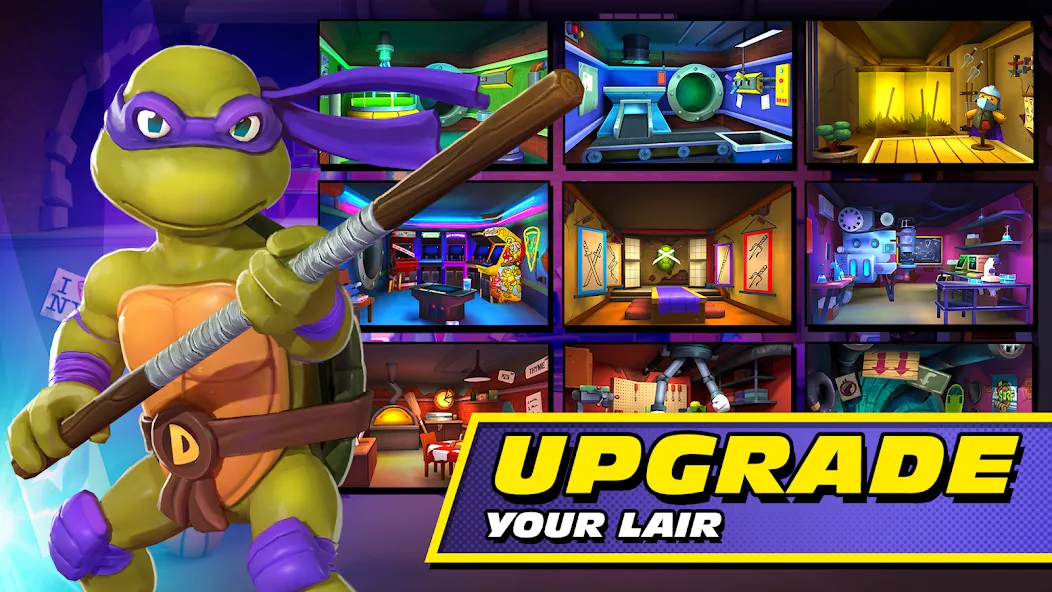 Скачать TMNT: Mutant Madness взлом на бесконечные деньги + мод меню screen 3