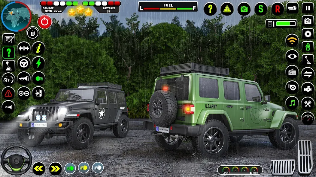 Скачать Army Truck Transporter Game 3D взлом на бесконечные деньги + мод меню screen 4