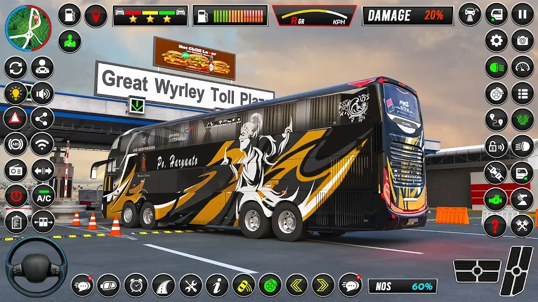 Скачать City Coach Bus Driver Games 3D взлом на бесконечные деньги + мод меню screen 2