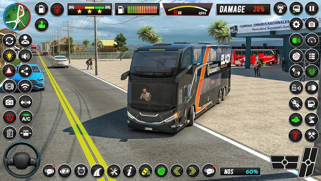 Скачать City Coach Bus Driver Games 3D взлом на бесконечные деньги + мод меню screen 4