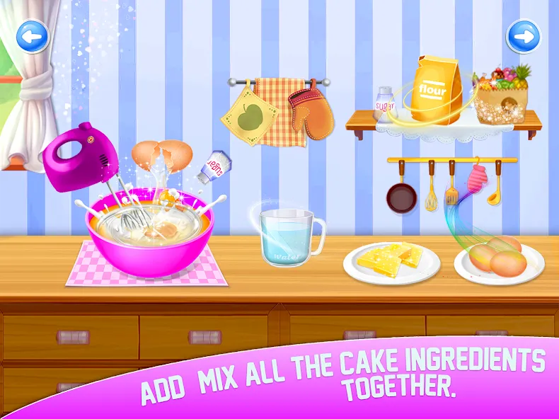 Скачать Cake Maker Sweet Bakery Games взлом на бесконечные деньги + мод меню screen 3