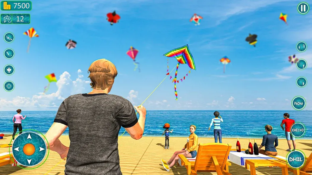 Скачать Kite Basant: Kite Flying Games взлом на бесконечные деньги + мод меню screen 5