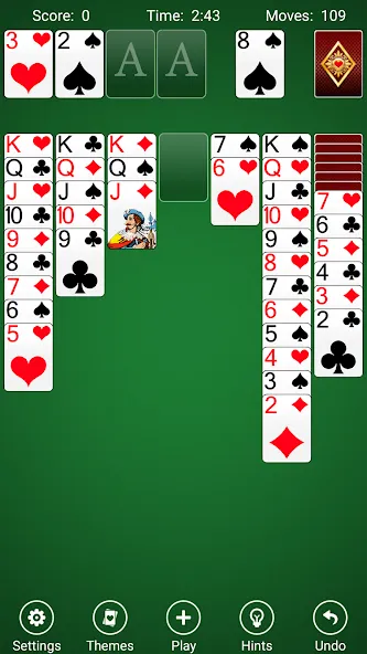 Скачать Solitaire взлом на бесконечные деньги + мод меню screen 1