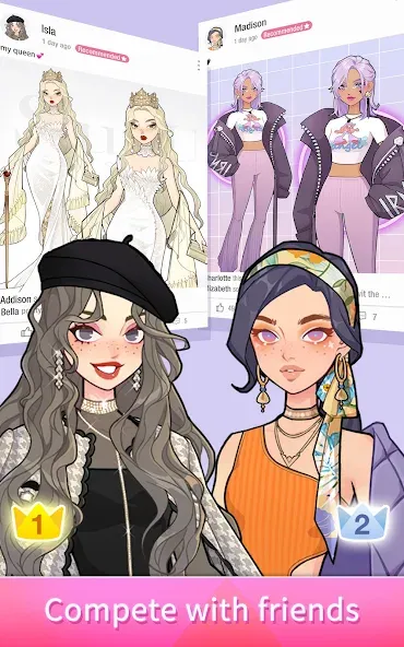 Скачать SuitU: Fashion Avatar Dress Up взлом на бесконечные деньги + мод меню screen 5