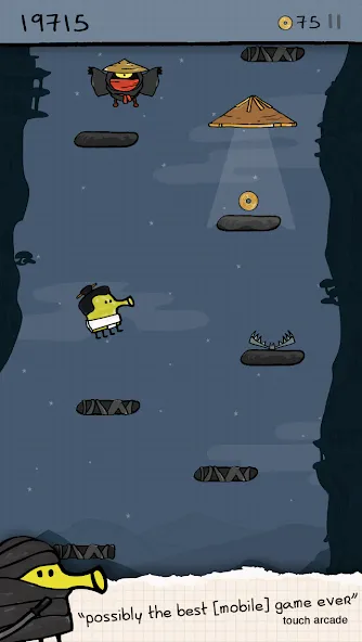 Скачать Doodle Jump (Дудл Джамп) взлом на бесконечные деньги + мод меню screen 4