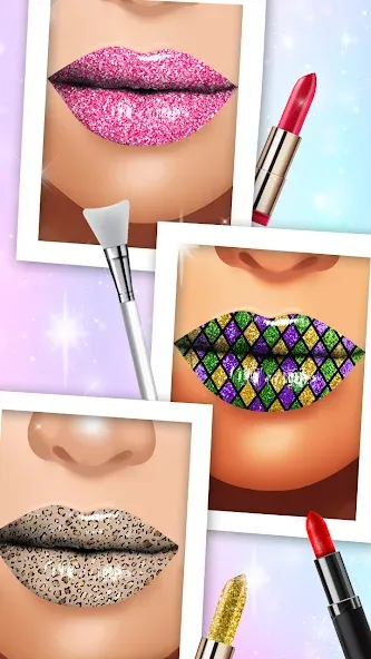 Скачать Lip Art Makeup Beauty Game взлом на бесконечные деньги + мод меню screen 1