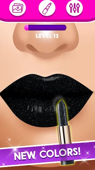 Скачать Lip Art Makeup Beauty Game взлом на бесконечные деньги + мод меню screen 3