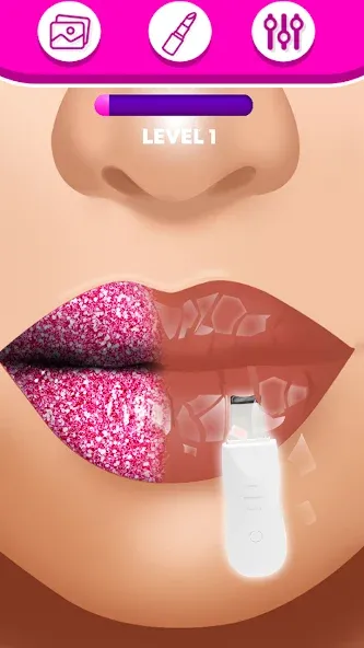 Скачать Lip Art Makeup Beauty Game взлом на бесконечные деньги + мод меню screen 5