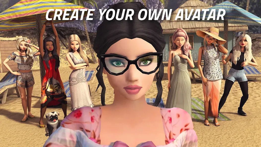 Скачать Avakin Life — 3D Virtual World взлом на бесконечные деньги + мод меню screen 1