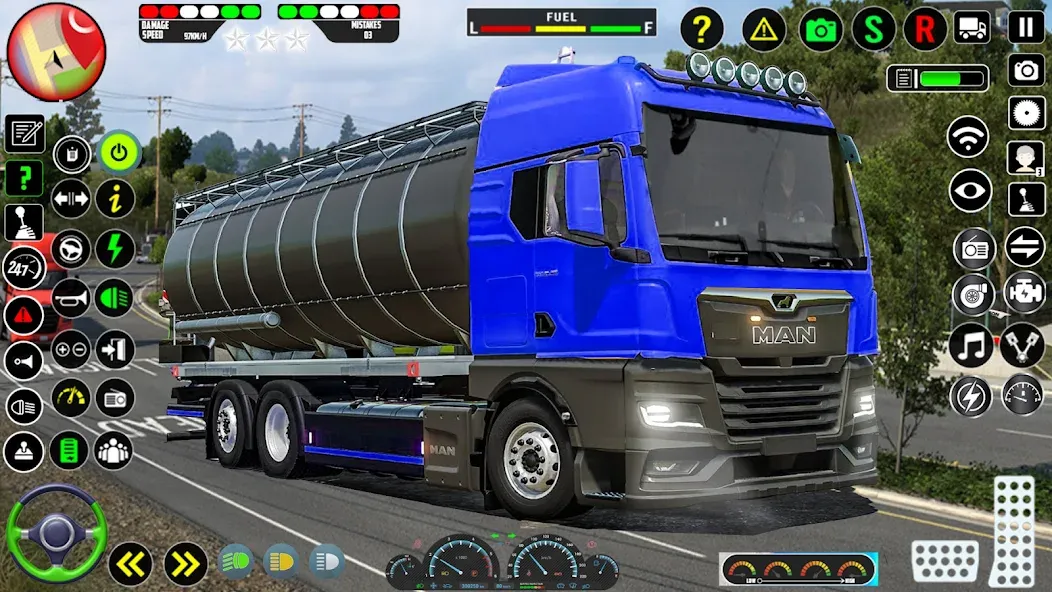 Скачать City Truck Simulator 2023 взлом на бесконечные деньги + мод меню screen 4