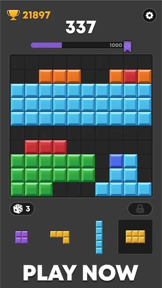 Скачать Block Mania — Block Puzzle (Блок Мания) взлом на бесконечные деньги + мод меню screen 4