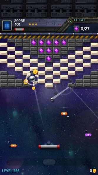 Скачать Brick Breaker Star: Space King взлом на бесконечные деньги + мод меню screen 5