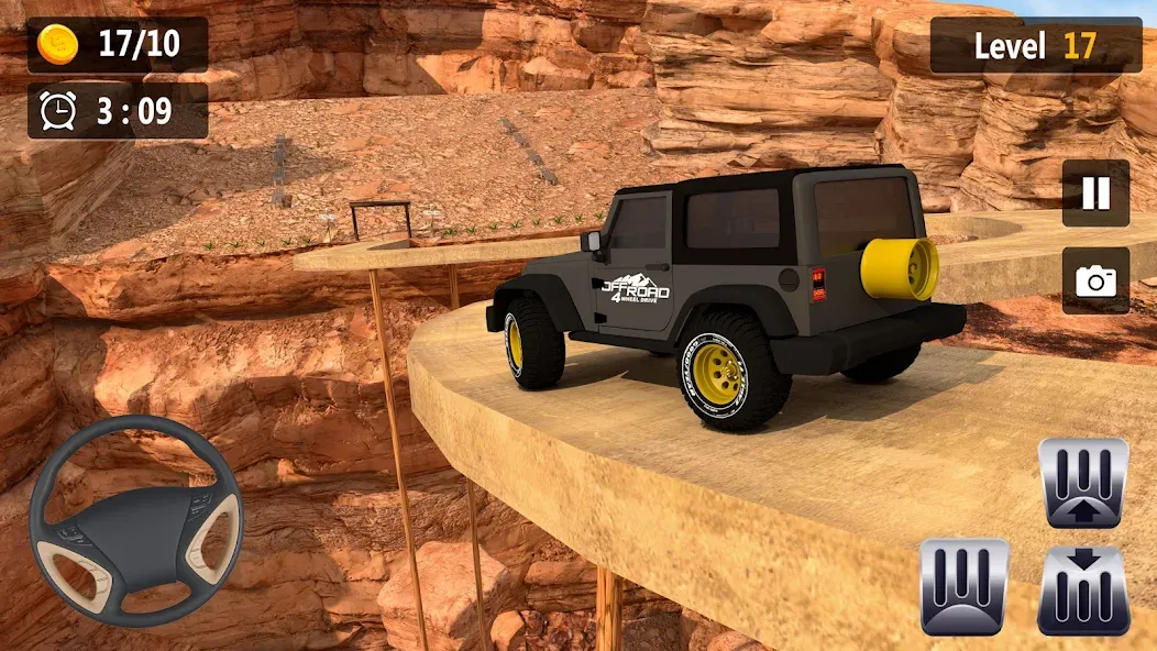 Скачать Mountain Driving: 4×4 Climb взлом на бесконечные деньги + мод меню screen 4