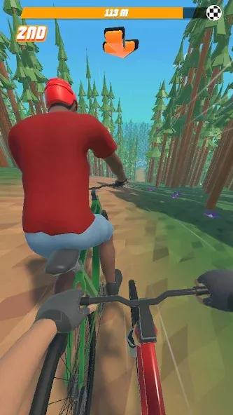 Скачать Bike Hill 3D (Байк Хилл 3Д) взлом на бесконечные деньги + мод меню screen 1