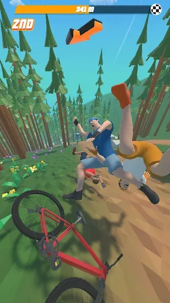 Скачать Bike Hill 3D (Байк Хилл 3Д) взлом на бесконечные деньги + мод меню screen 3