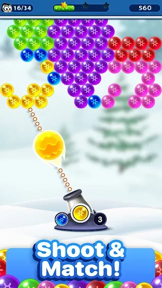 Скачать Bubble Pop Games: Shooter Cash взлом на бесконечные деньги + мод меню screen 3