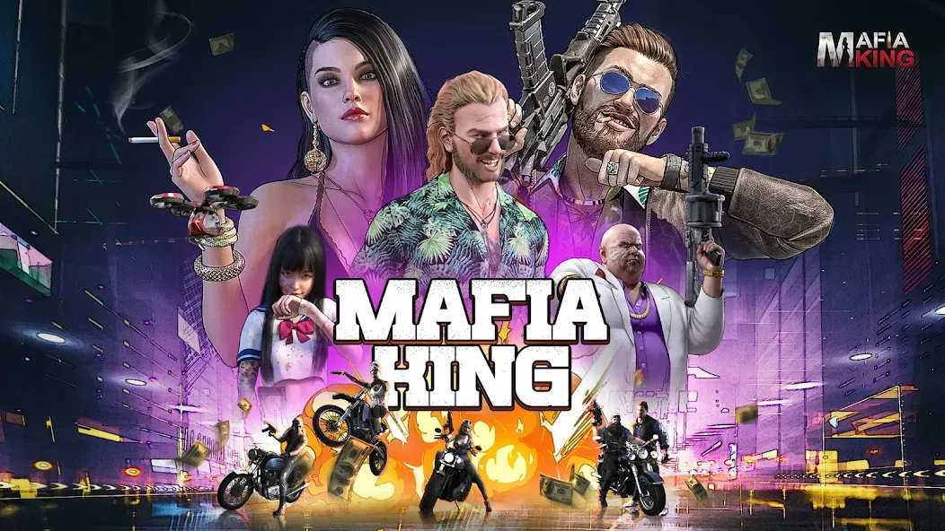 Скачать Mafia King (Мафиозный Король) взлом на бесконечные деньги + мод меню screen 1