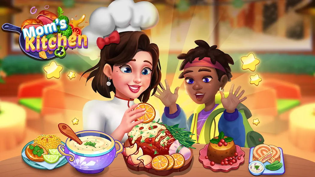 Скачать Mom's Kitchen : Cooking Games взлом на бесконечные деньги + мод меню screen 1