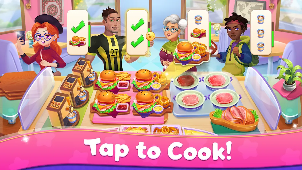 Скачать Mom's Kitchen : Cooking Games взлом на бесконечные деньги + мод меню screen 3