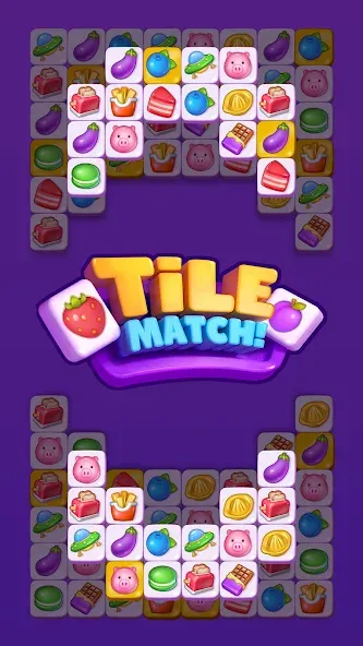 Скачать Tile Match — Matching Game (Тайл Матч) взлом на бесконечные деньги + мод меню screen 5