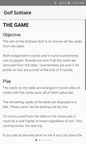 Скачать Golf Solitaire (Гольф солитер) взлом на бесконечные деньги + мод меню screen 4