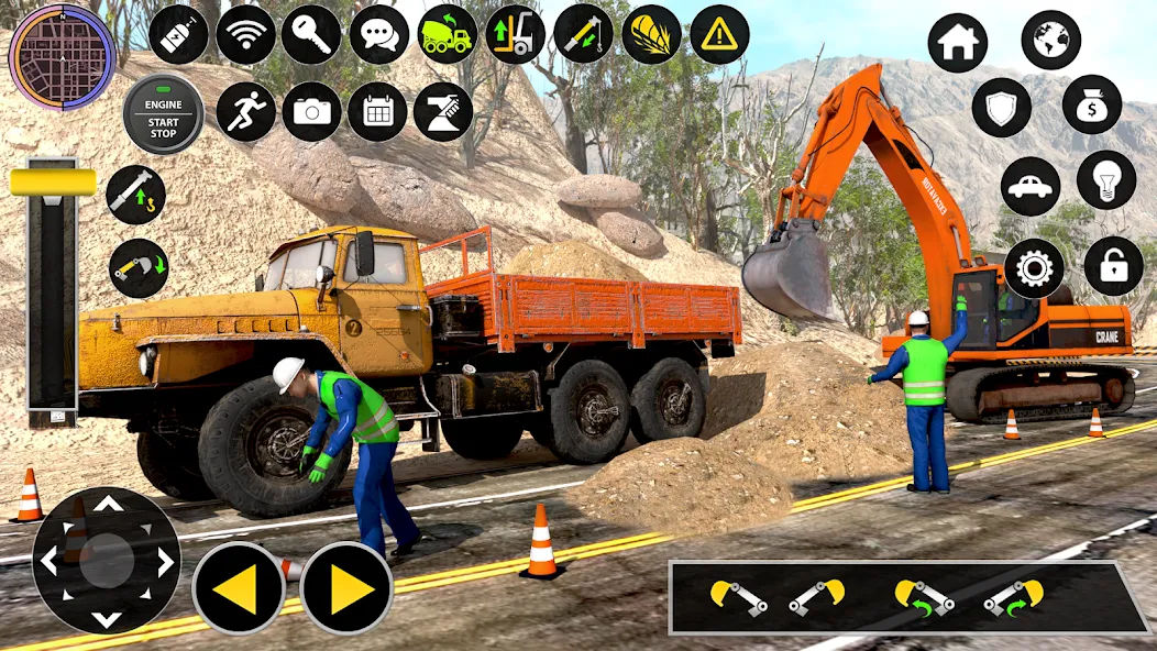 Скачать Construction Excavator Game 3D взлом на бесконечные деньги + мод меню screen 2