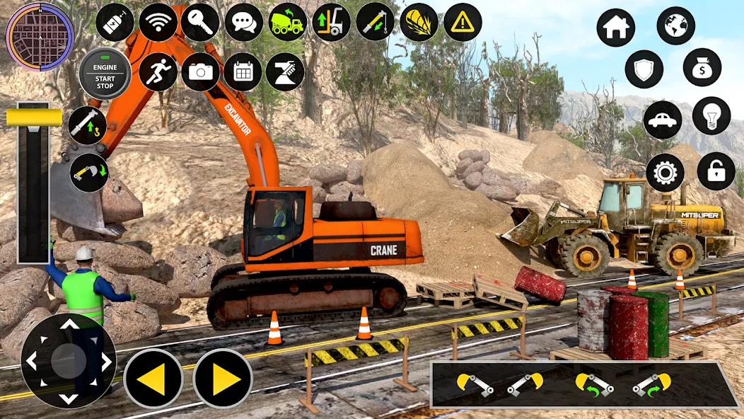 Скачать Construction Excavator Game 3D взлом на бесконечные деньги + мод меню screen 4