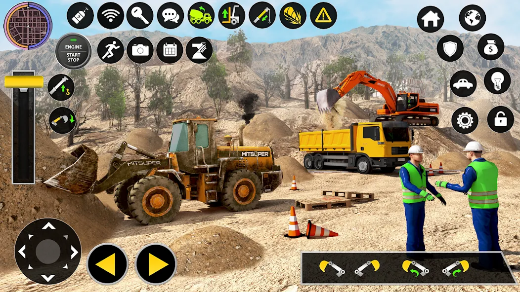 Скачать Construction Excavator Game 3D взлом на бесконечные деньги + мод меню screen 5