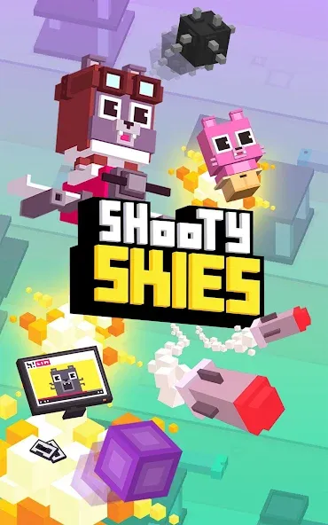 Скачать Shooty Skies (Шутый Скаиес) взлом на бесконечные деньги + мод меню screen 1