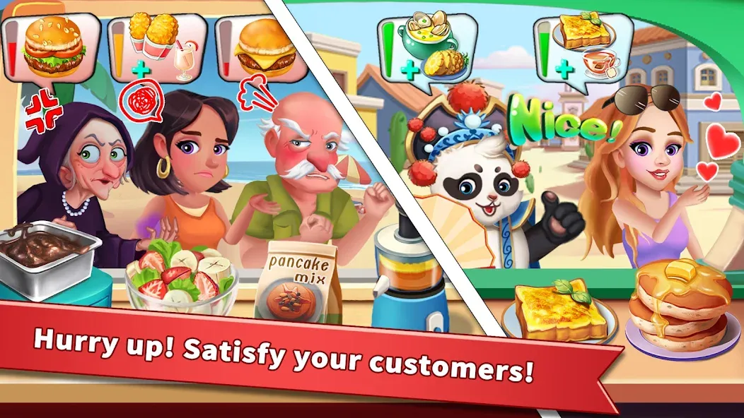 Скачать Rising Super Chef — Cook Fast (Райзинг Супер Шеф) взлом на бесконечные деньги + мод меню screen 3