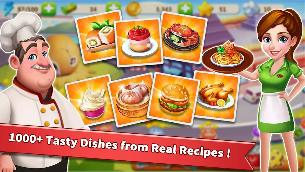 Скачать Rising Super Chef — Cook Fast (Райзинг Супер Шеф) взлом на бесконечные деньги + мод меню screen 5