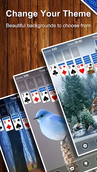 Скачать Solitaire Card Game (Солитер карточная игра) взлом на бесконечные деньги + мод меню screen 3