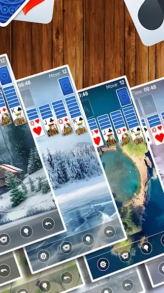 Скачать Solitaire Card Game (Солитер карточная игра) взлом на бесконечные деньги + мод меню screen 4