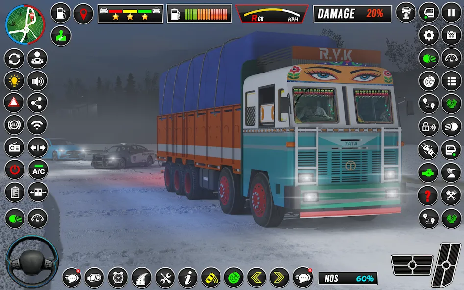 Скачать Indian Truck Game 3d Truck sim (Трак Геймс Драйвинг Симулятор) взлом на бесконечные деньги + мод меню screen 1