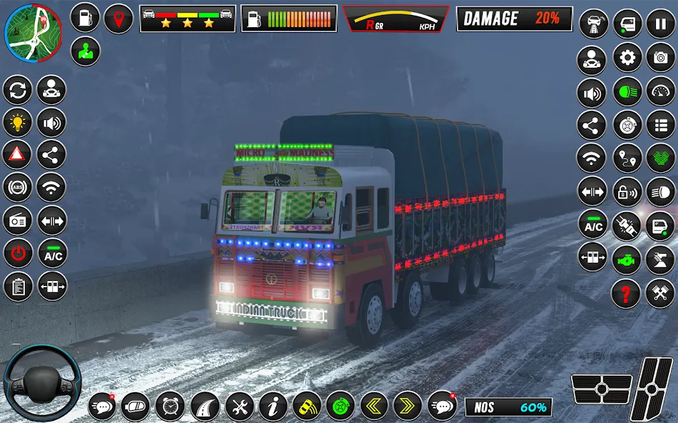 Скачать Indian Truck Game 3d Truck sim (Трак Геймс Драйвинг Симулятор) взлом на бесконечные деньги + мод меню screen 2