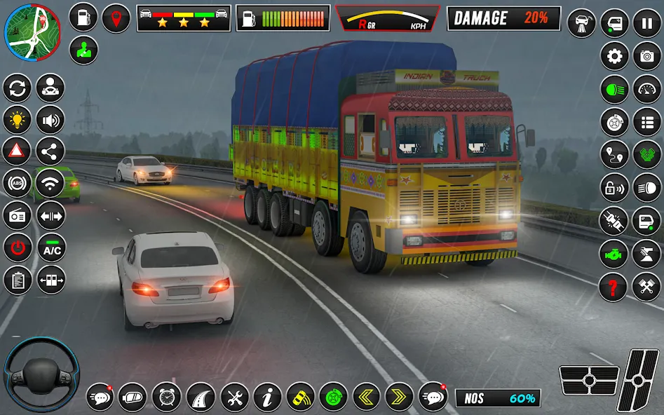 Скачать Indian Truck Game 3d Truck sim (Трак Геймс Драйвинг Симулятор) взлом на бесконечные деньги + мод меню screen 3