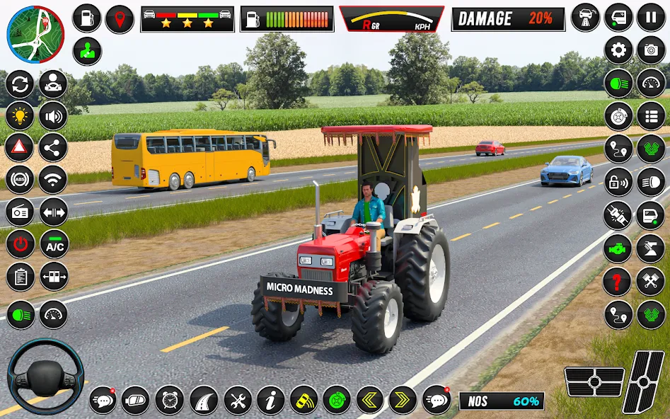 Скачать Indian Tractor Games Simulator взлом на бесконечные деньги + мод меню screen 5