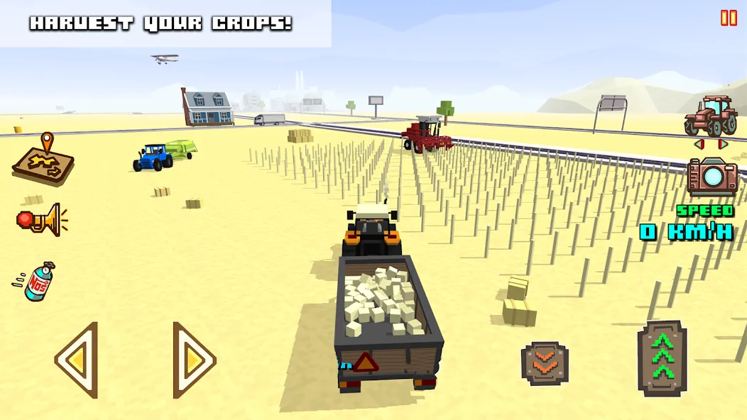 Скачать Blocky Farm Racing & Simulator взлом на бесконечные деньги + мод меню screen 4