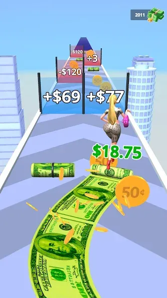 Скачать Money Roller (Мани Роллер) взлом на бесконечные деньги + мод меню screen 2