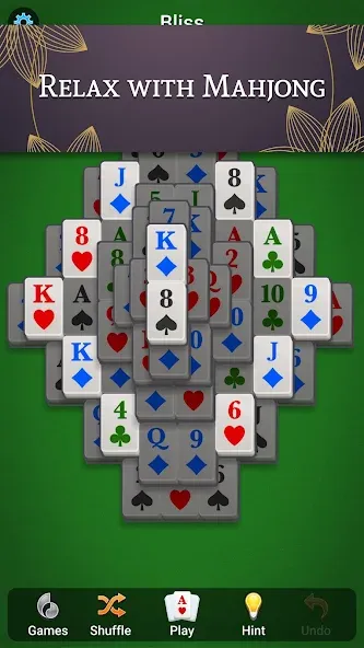 Скачать Mahjong Solitaire взлом на бесконечные деньги + мод меню screen 1