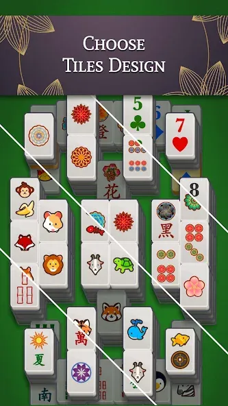 Скачать Mahjong Solitaire взлом на бесконечные деньги + мод меню screen 4