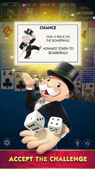 Скачать MONOPOLY Solitaire: Card Games (Монополия Солитер) взлом на бесконечные деньги + мод меню screen 5