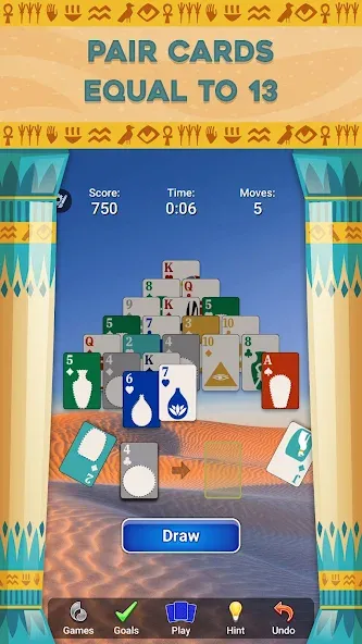 Скачать Pyramid Solitaire — Card Games (Пирамида Солитер) взлом на бесконечные деньги + мод меню screen 2